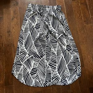 Pattern maxi skirt light material summer